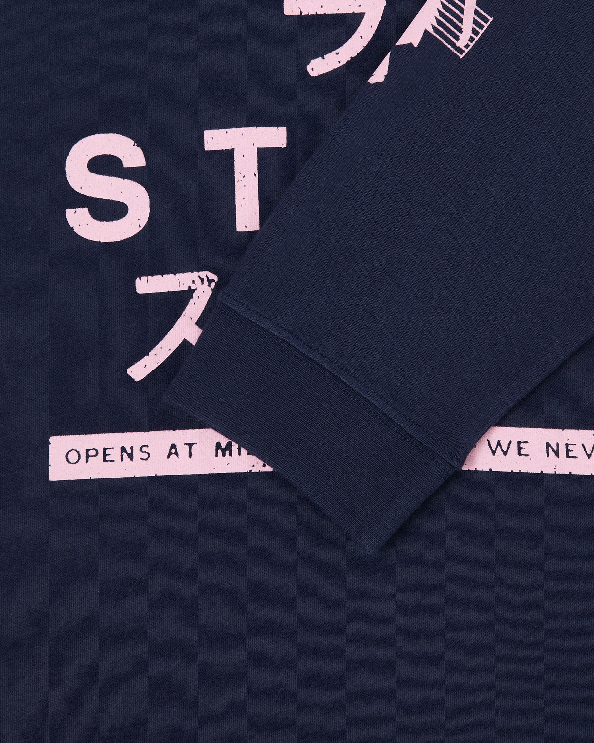 Edwin Club Love Story LS T-Shirt - Maritime Blue