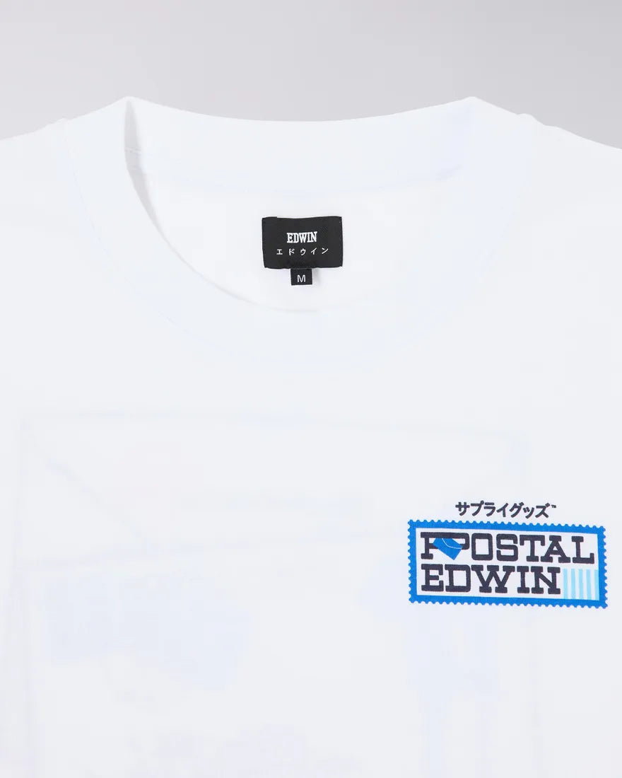 Edwin Postal T-Shirt - White