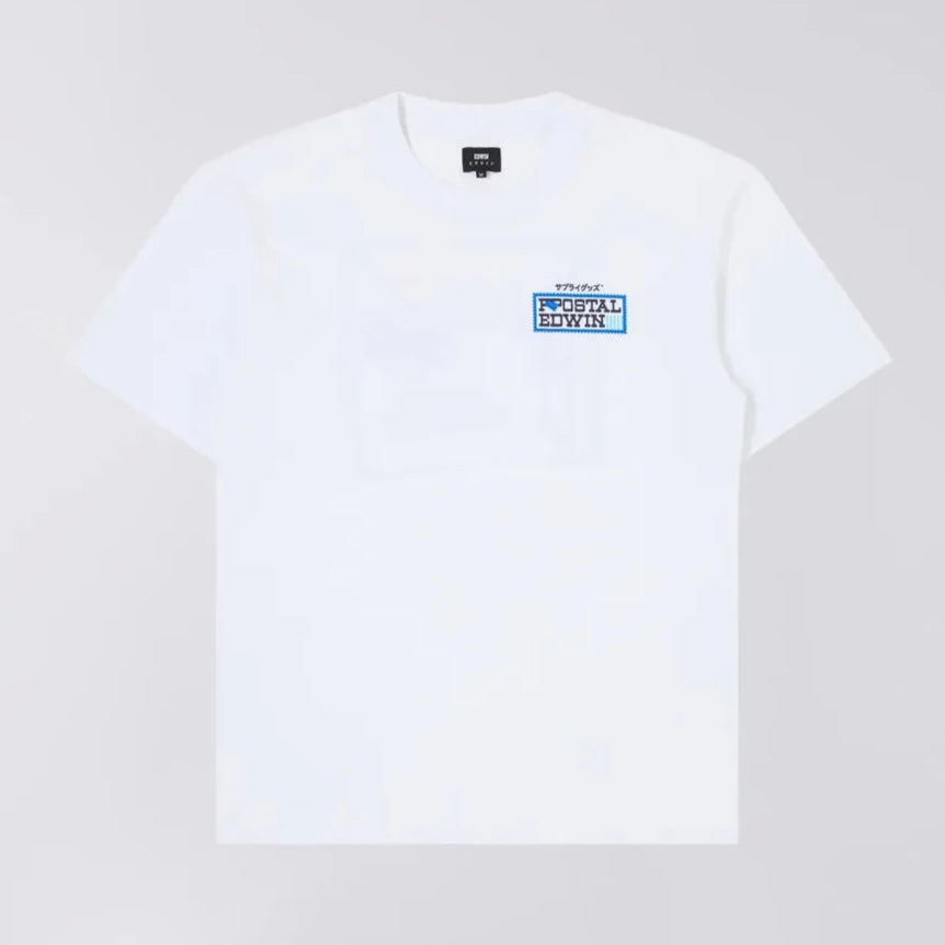 Edwin Postal T-Shirt - White