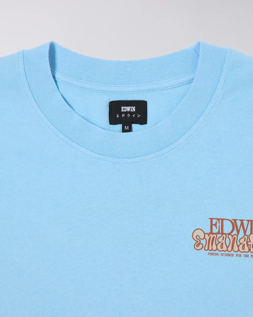 Edwin Emanation T-Shirt - Sky Blue