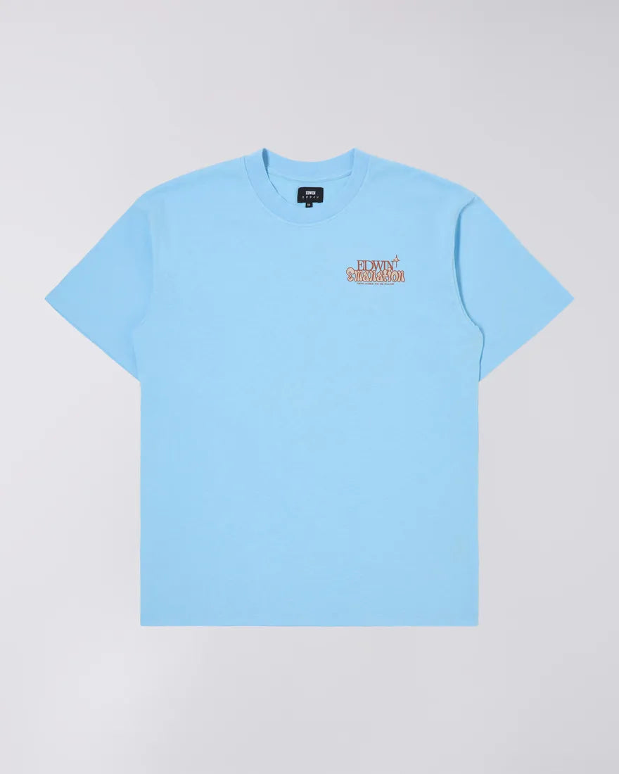 Edwin Emanation T-Shirt - Sky Blue