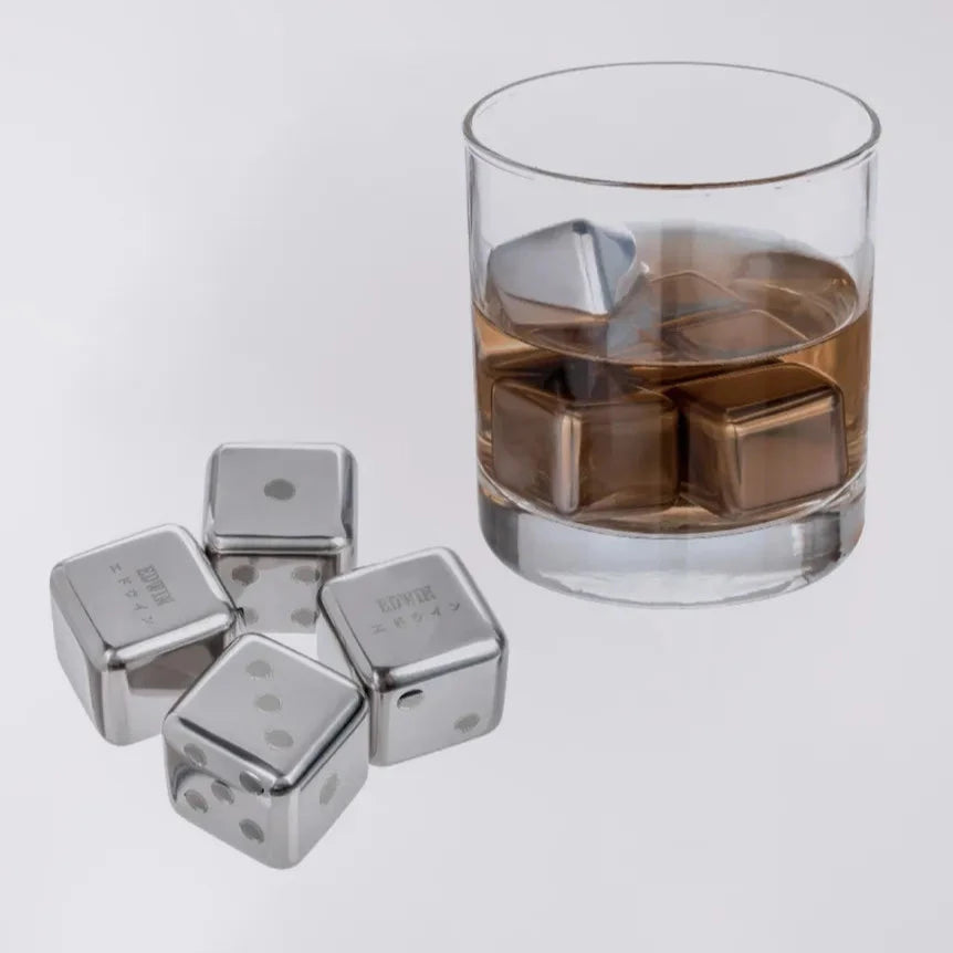 Edwin Ice Cube Tray - Steel Silver