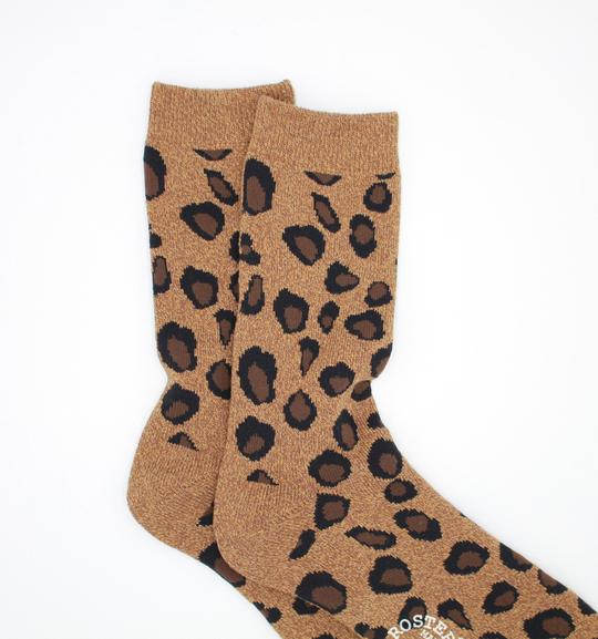 Rostersox Animal Sock - Brown Leopard