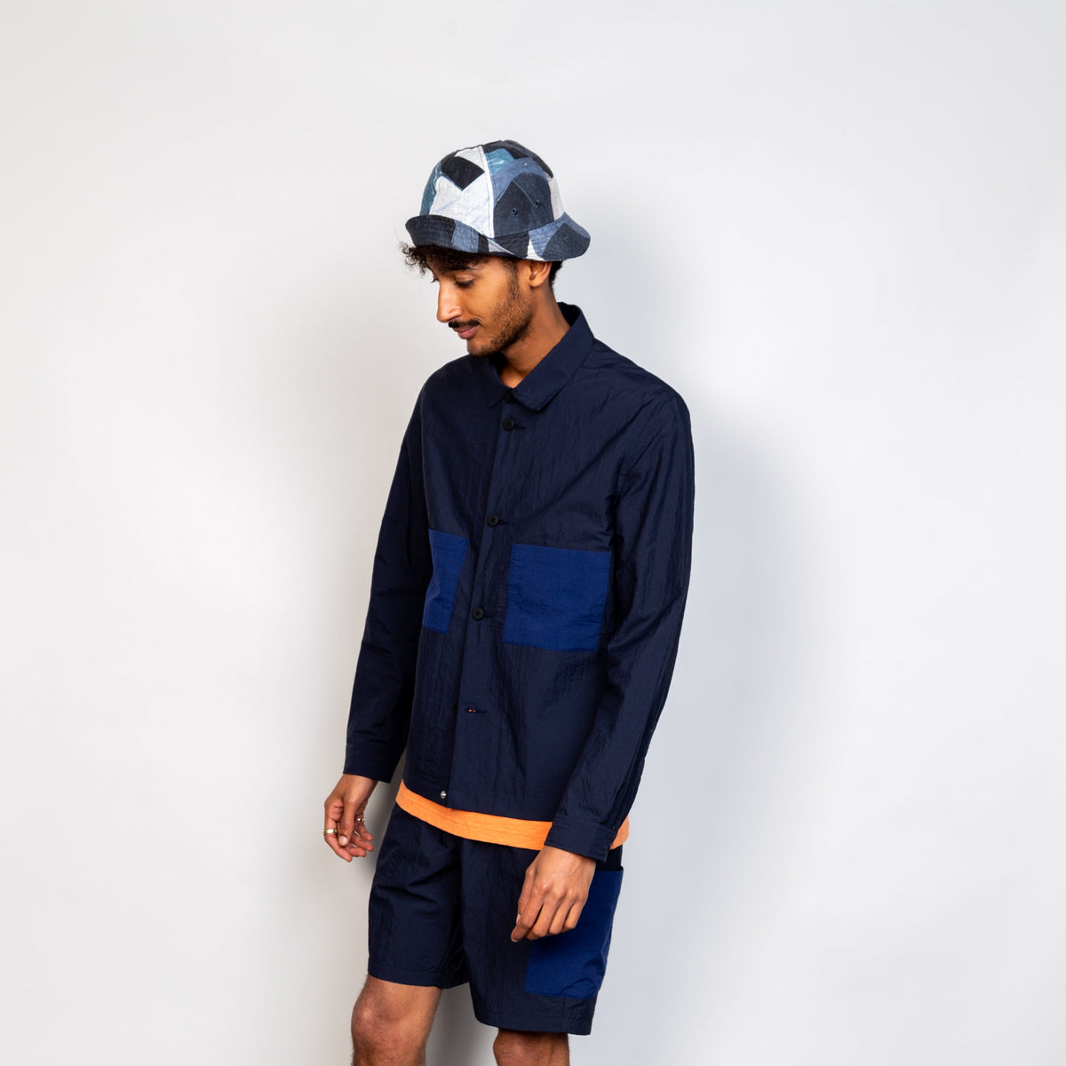 Folk Stack Jacket - Navy