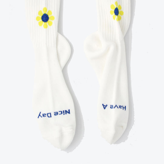 Rostersox Peace Sock - White