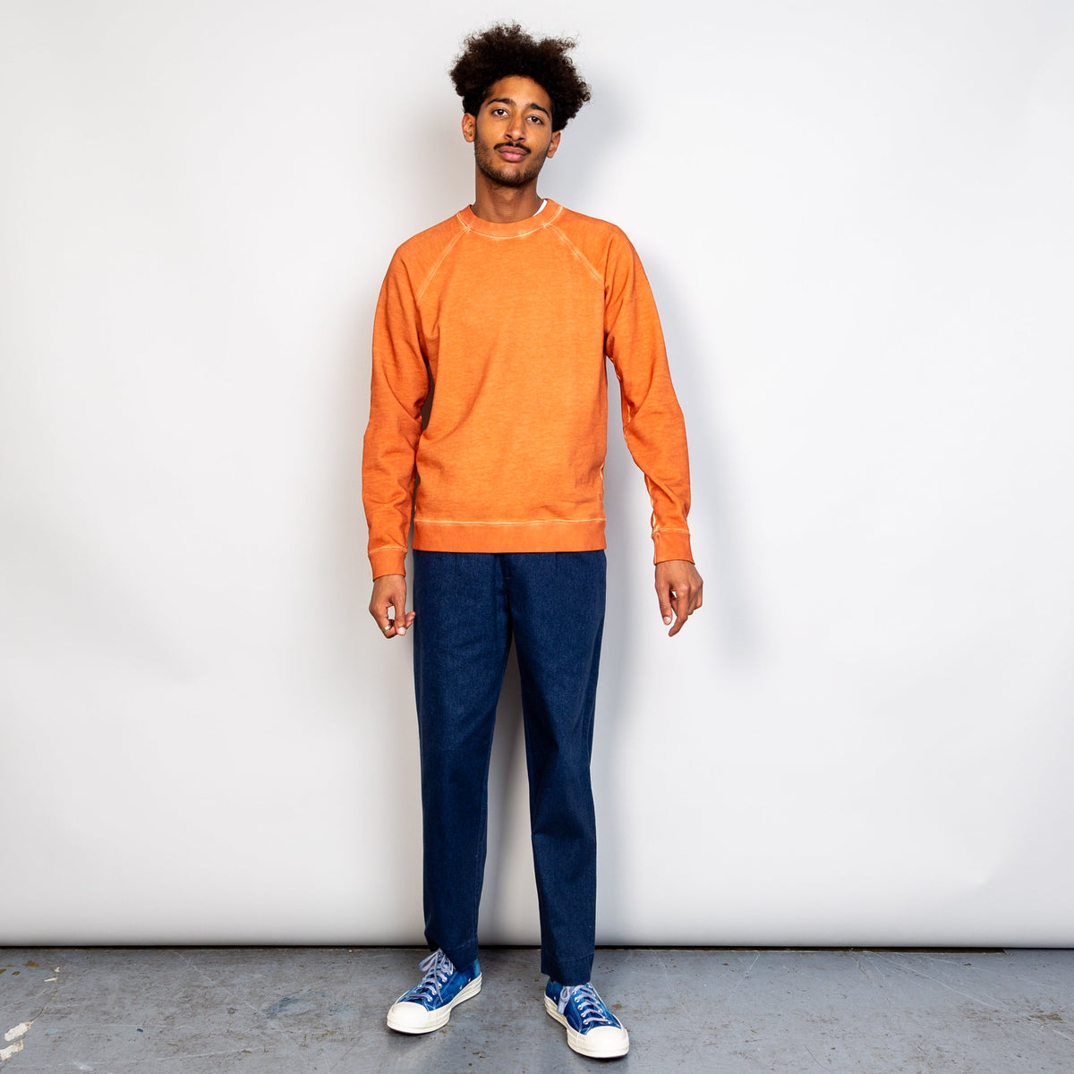 Folk Rivet Sweat - Light Orange