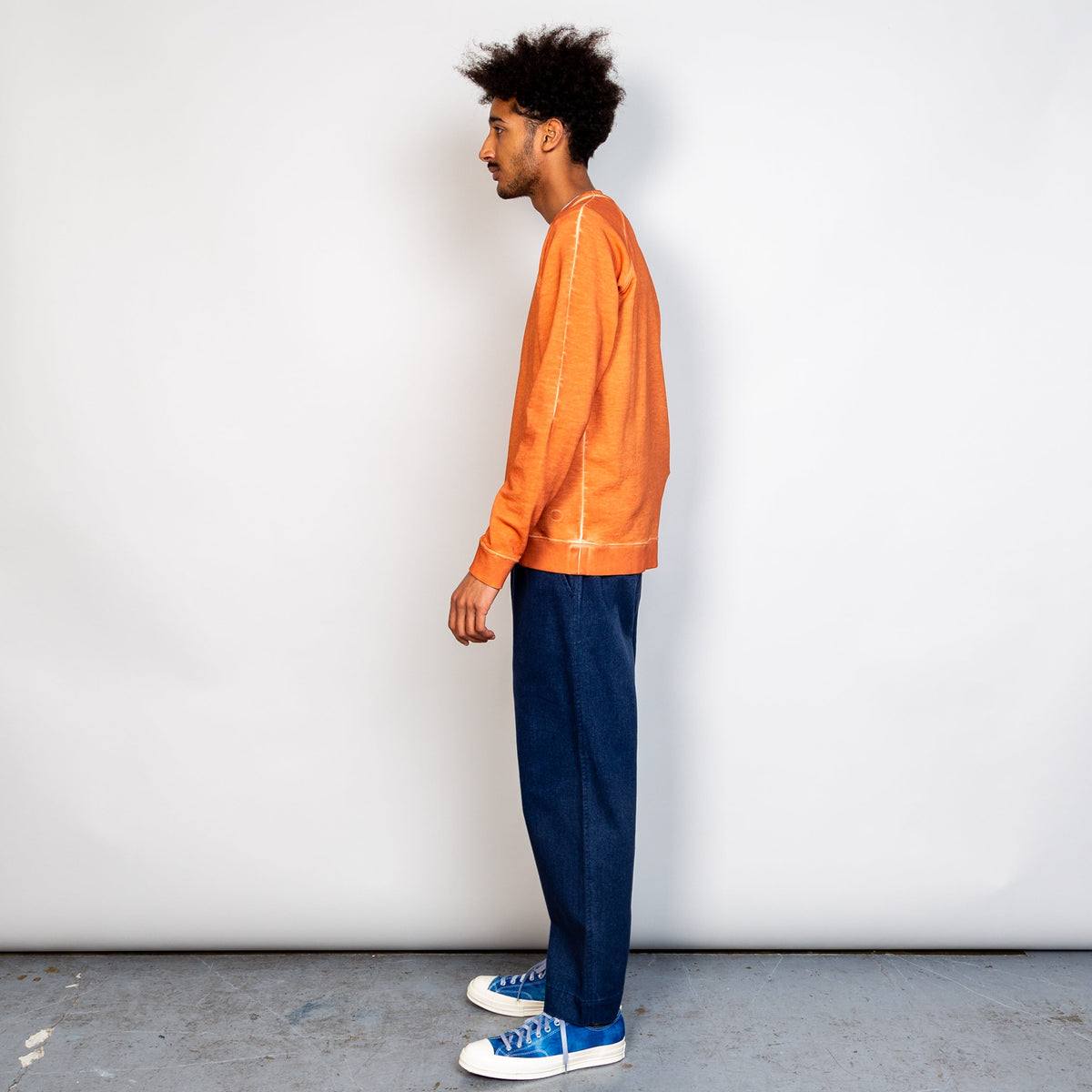 Folk Rivet Sweat - Light Orange