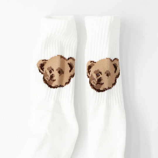 Rostersox F Bear Sock - White