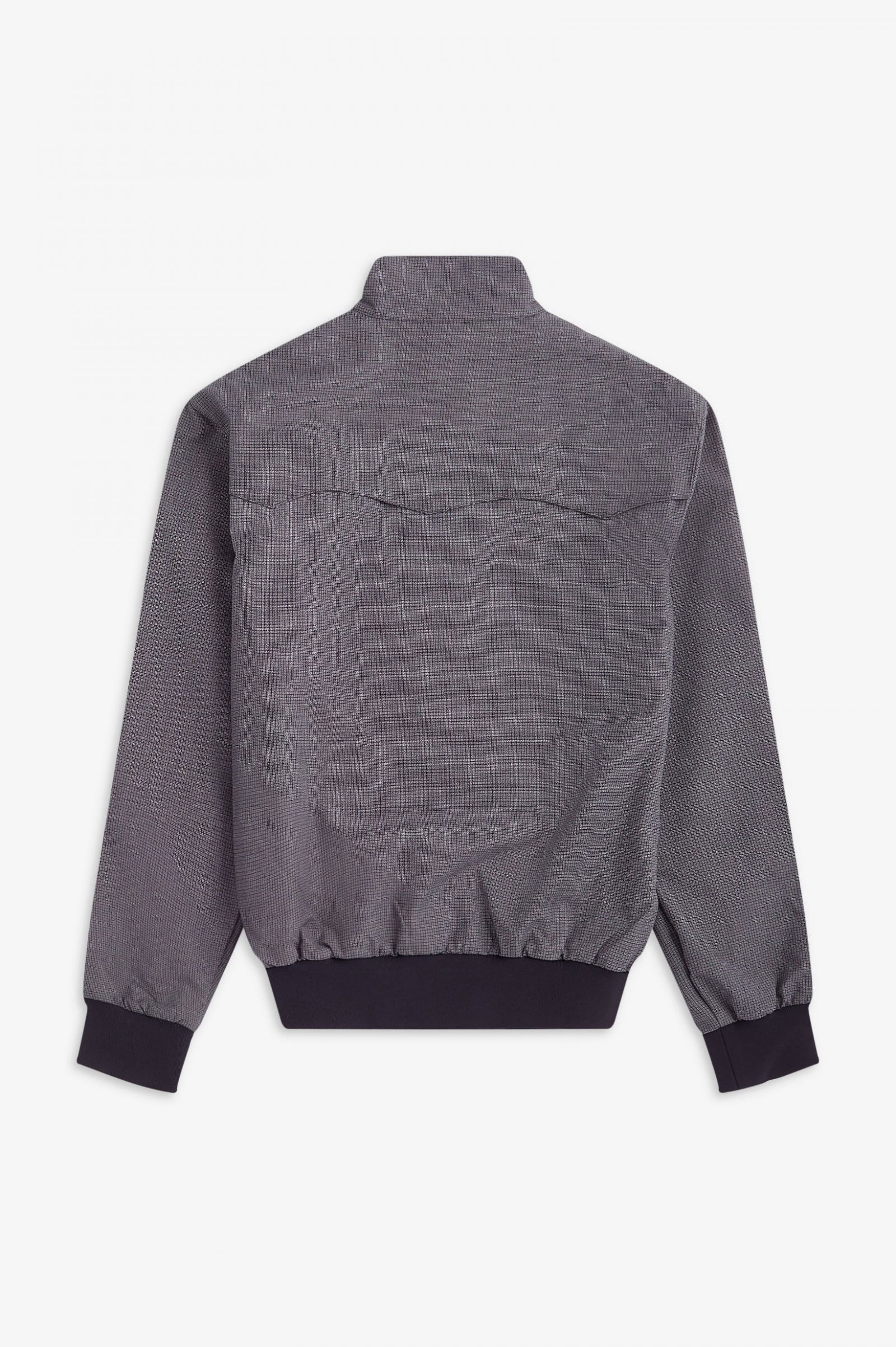 Fred Perry Jacquard Harrington Jacket Black