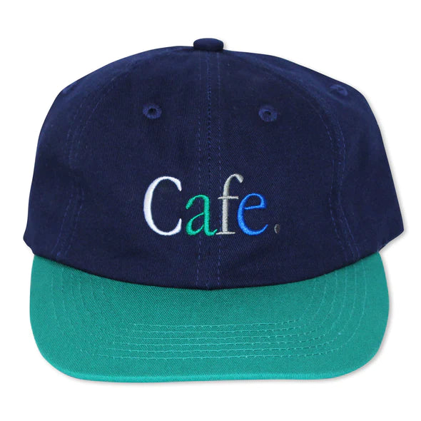 Skateboard Cafe JLH 6 Panel Cap - Navy / Green