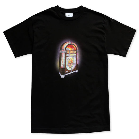 Skateboard Cafe Jukebox T-Shirt - Black