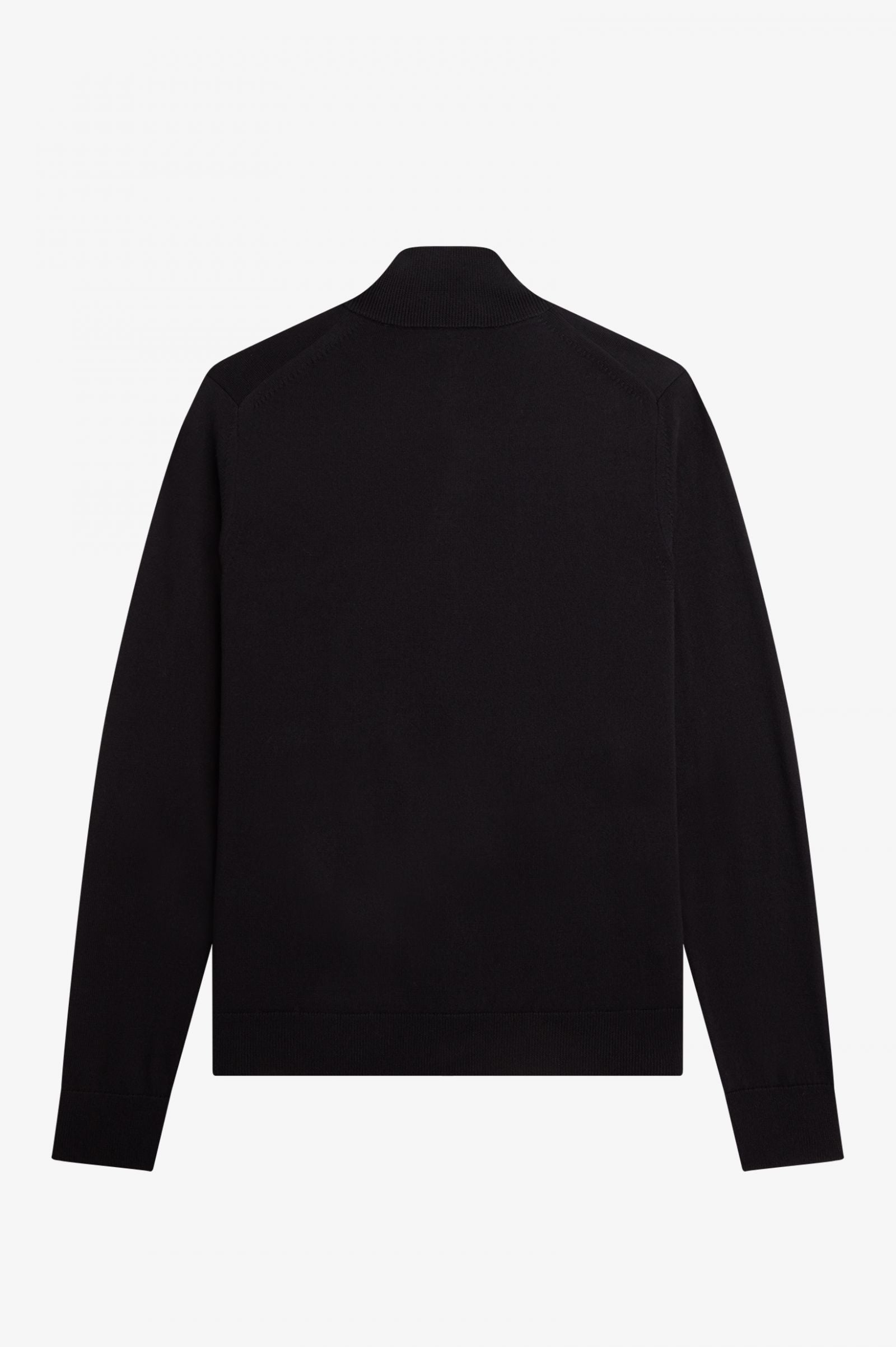 Fred Perry Classic Zip Through Cardigan - Black
