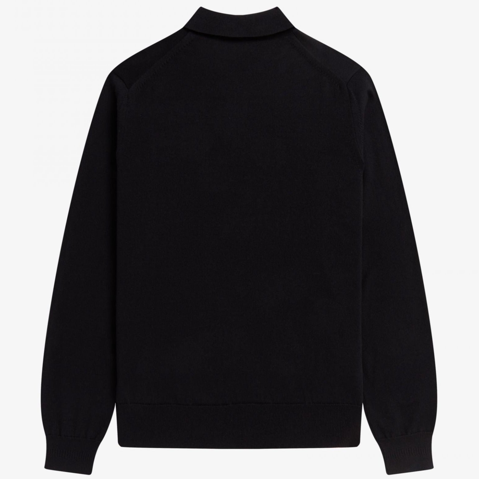 Fred Perry Classic Knitted Shirt LS - Black