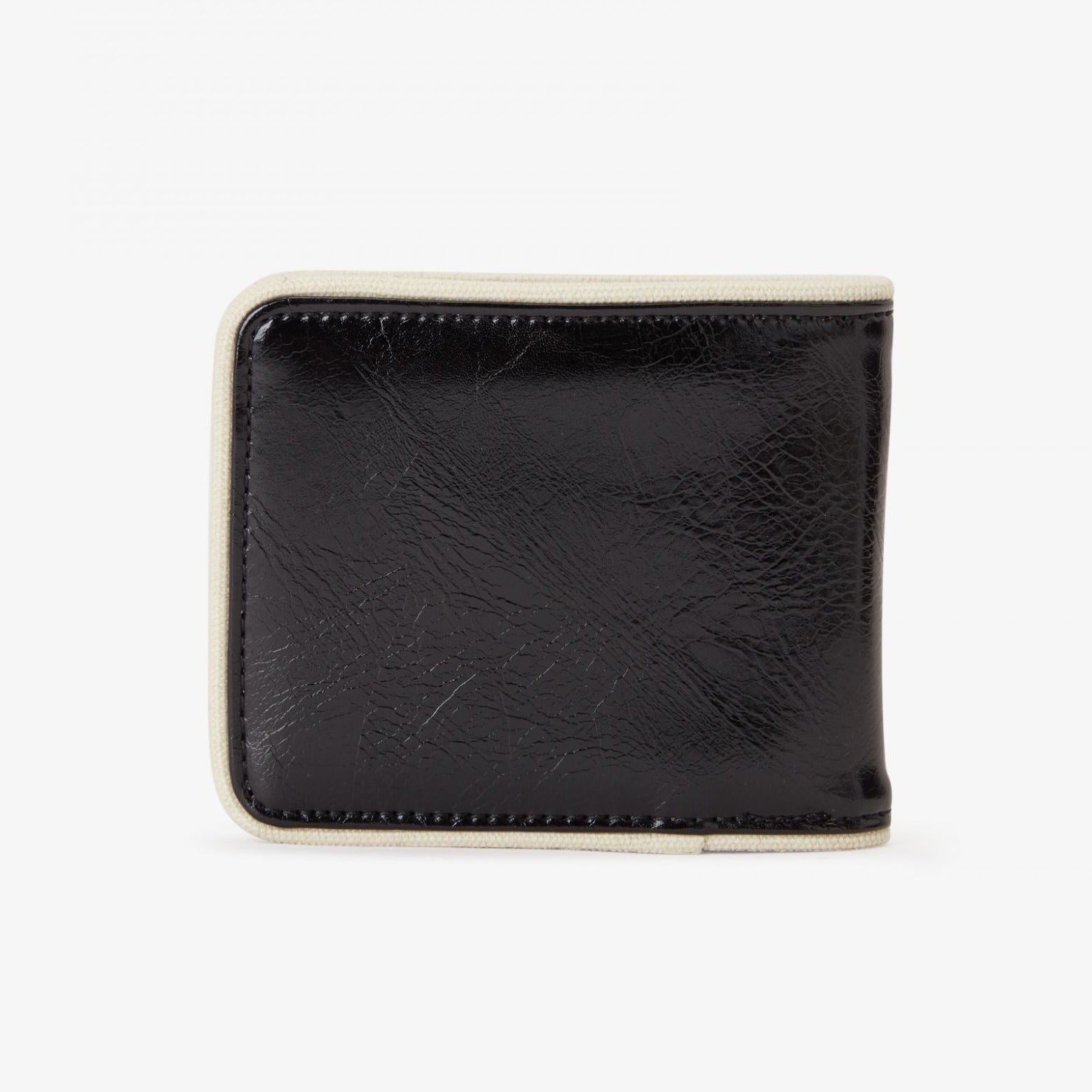 Fred Perry Classic Billfold Wallet - Black / Ecru