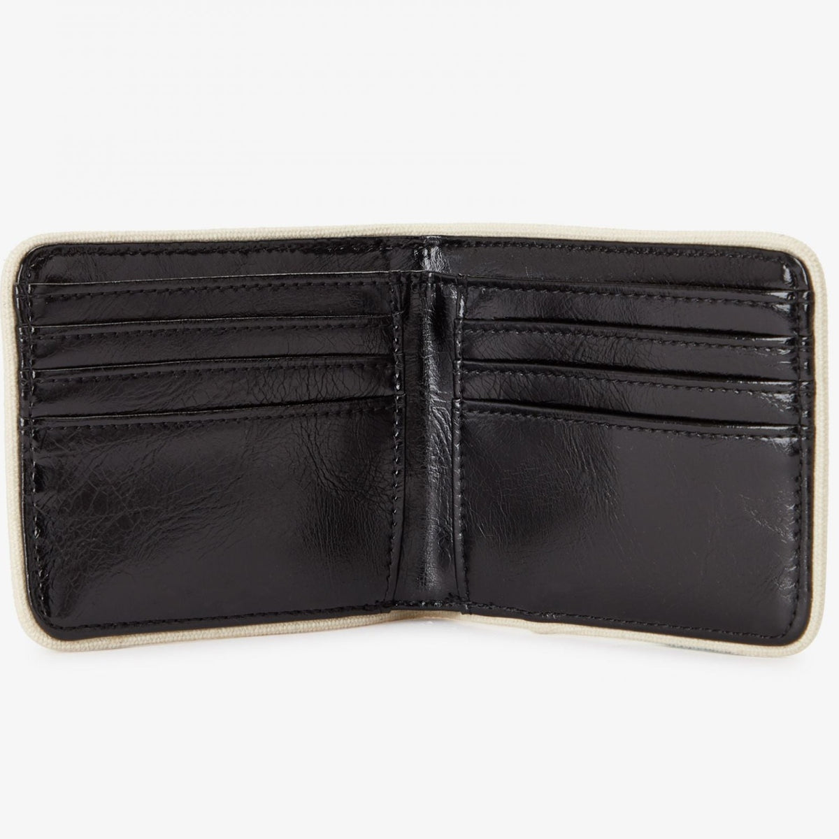 Fred Perry Classic Billfold Wallet - Black / Ecru