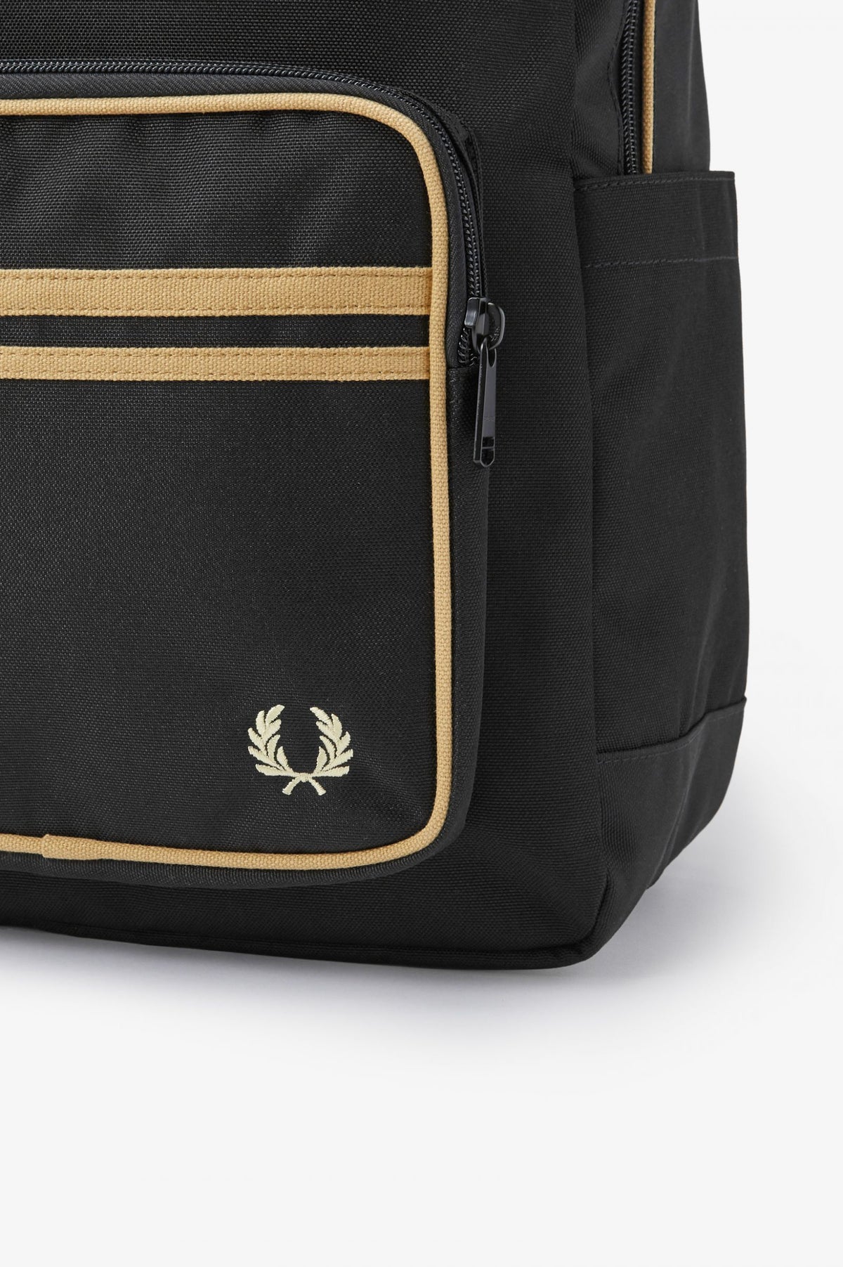 Fred Perry Twin Tipped Backpack Black / Champange