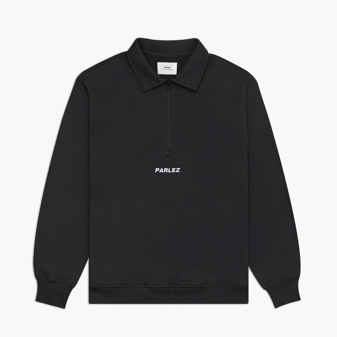 Parlez Ladsun 1/4 Zip - Black