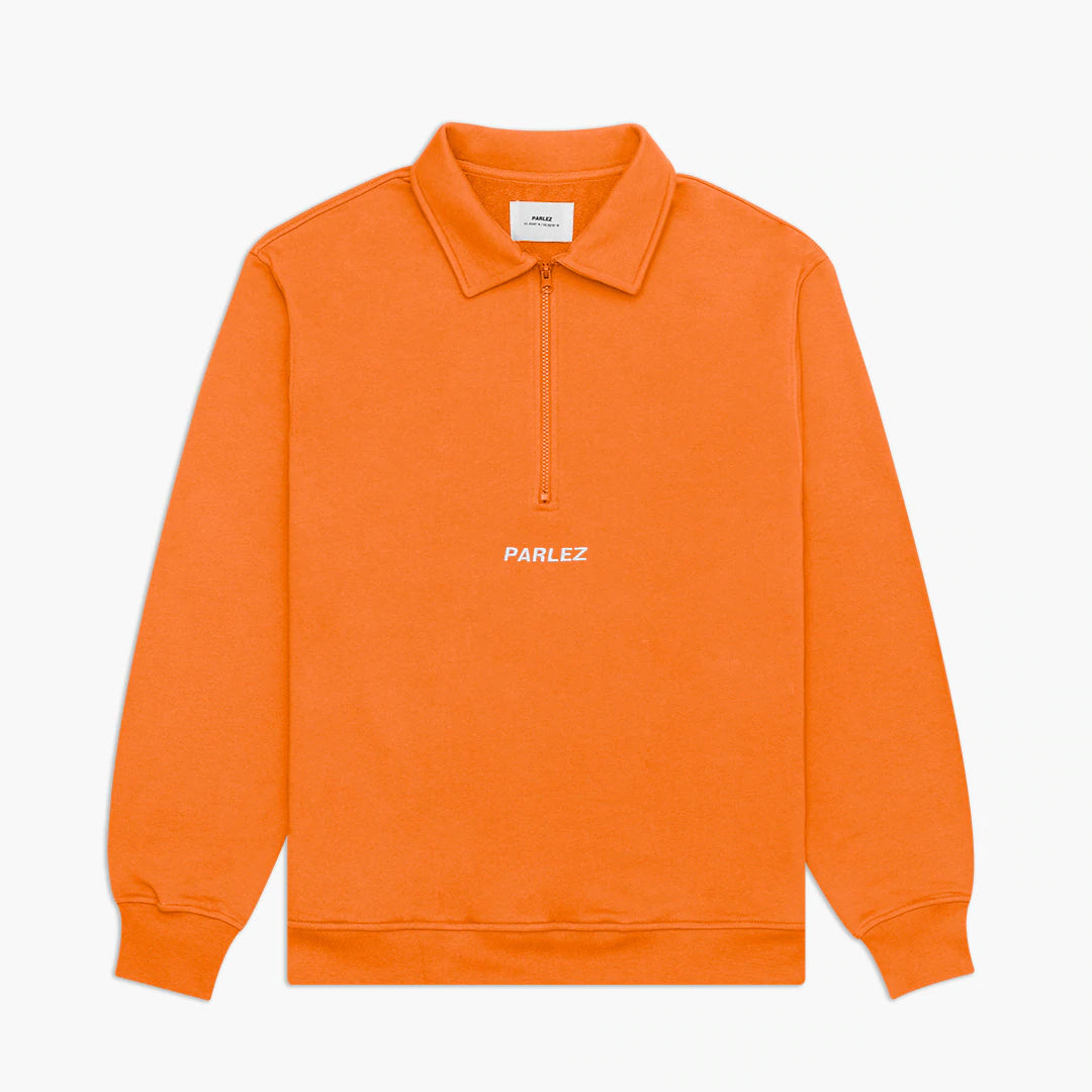 Parlez Ladsun 1/4 Zip - Burnt Orange