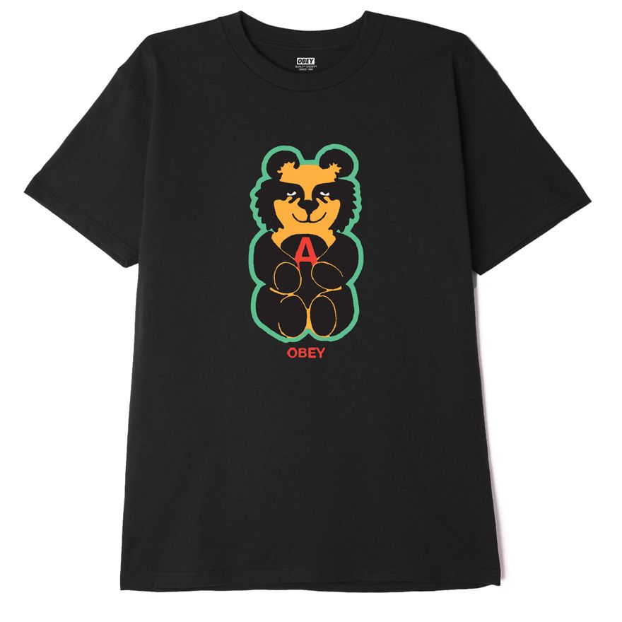 Obey Teddy T-Shirt - Black