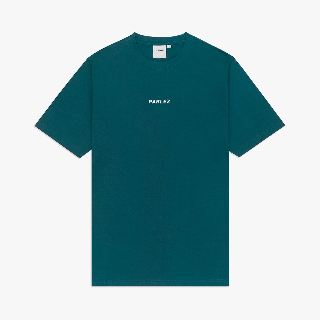 Parlez Ladsun T-Shirt - Deep Teal / White