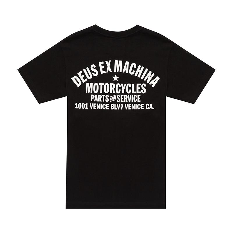 Deus Ex Machina Venice Address T-Shirt - Black