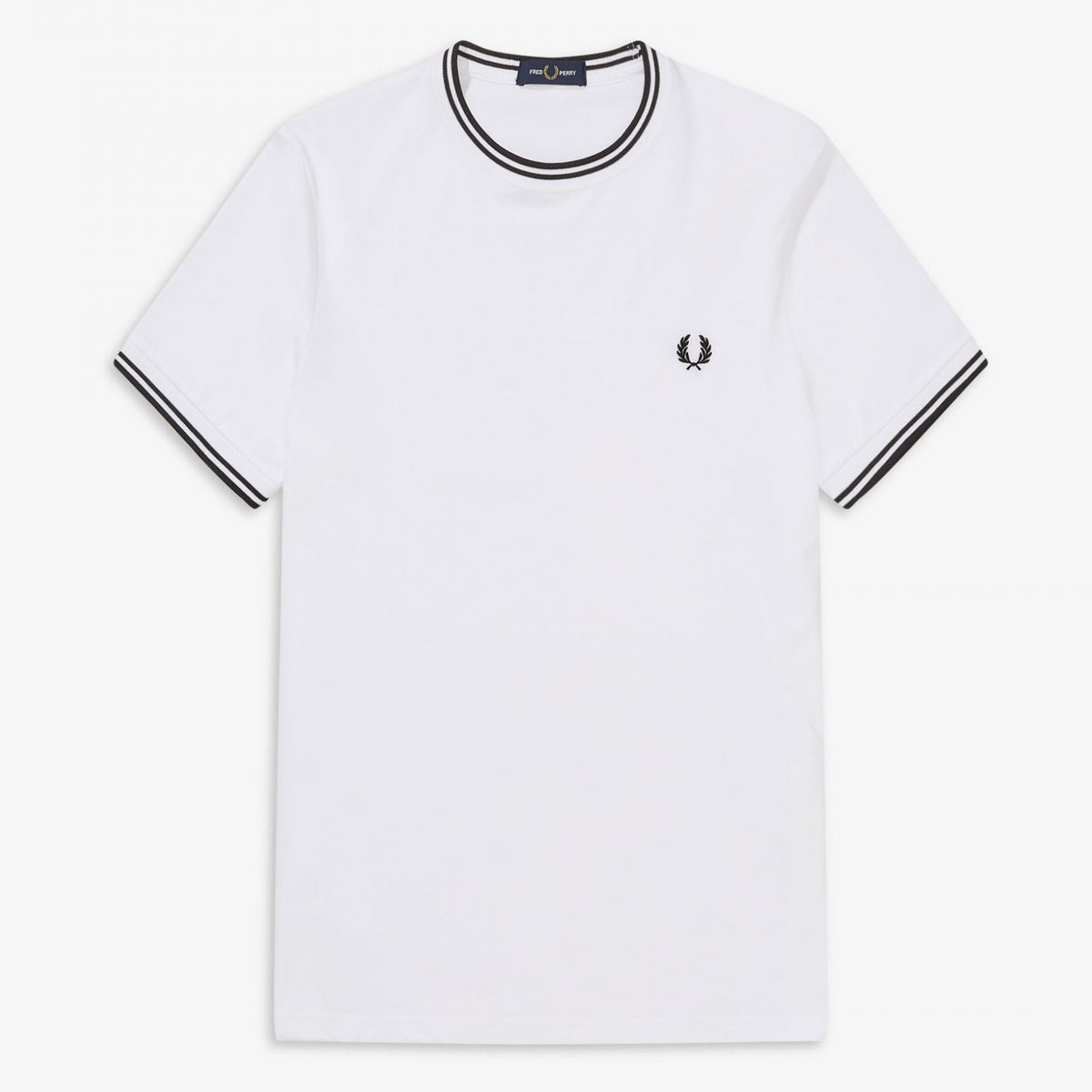 Fred Perry Twin Tipped T-Shirt - White