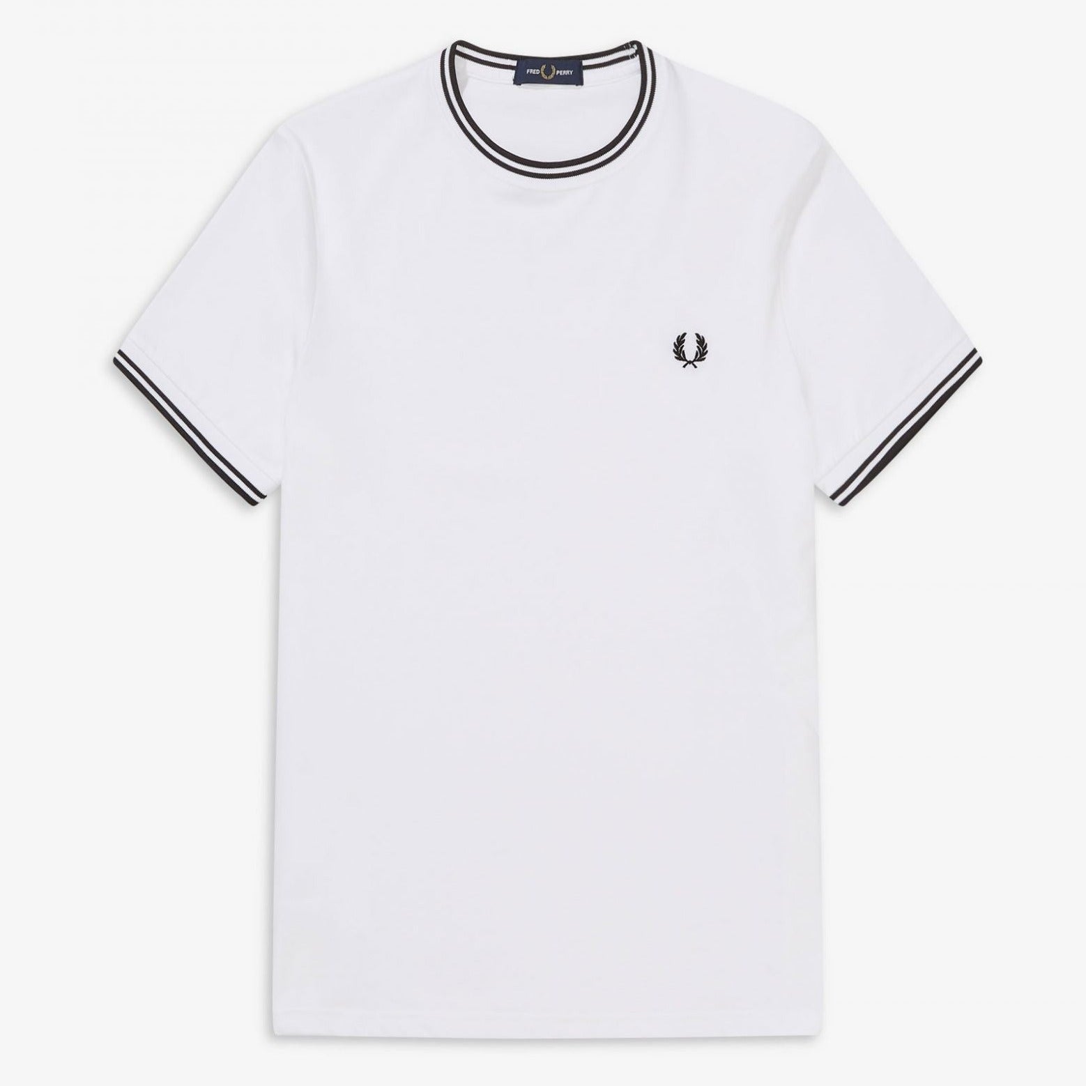 Fred Perry Twin Tipped T-Shirt - White