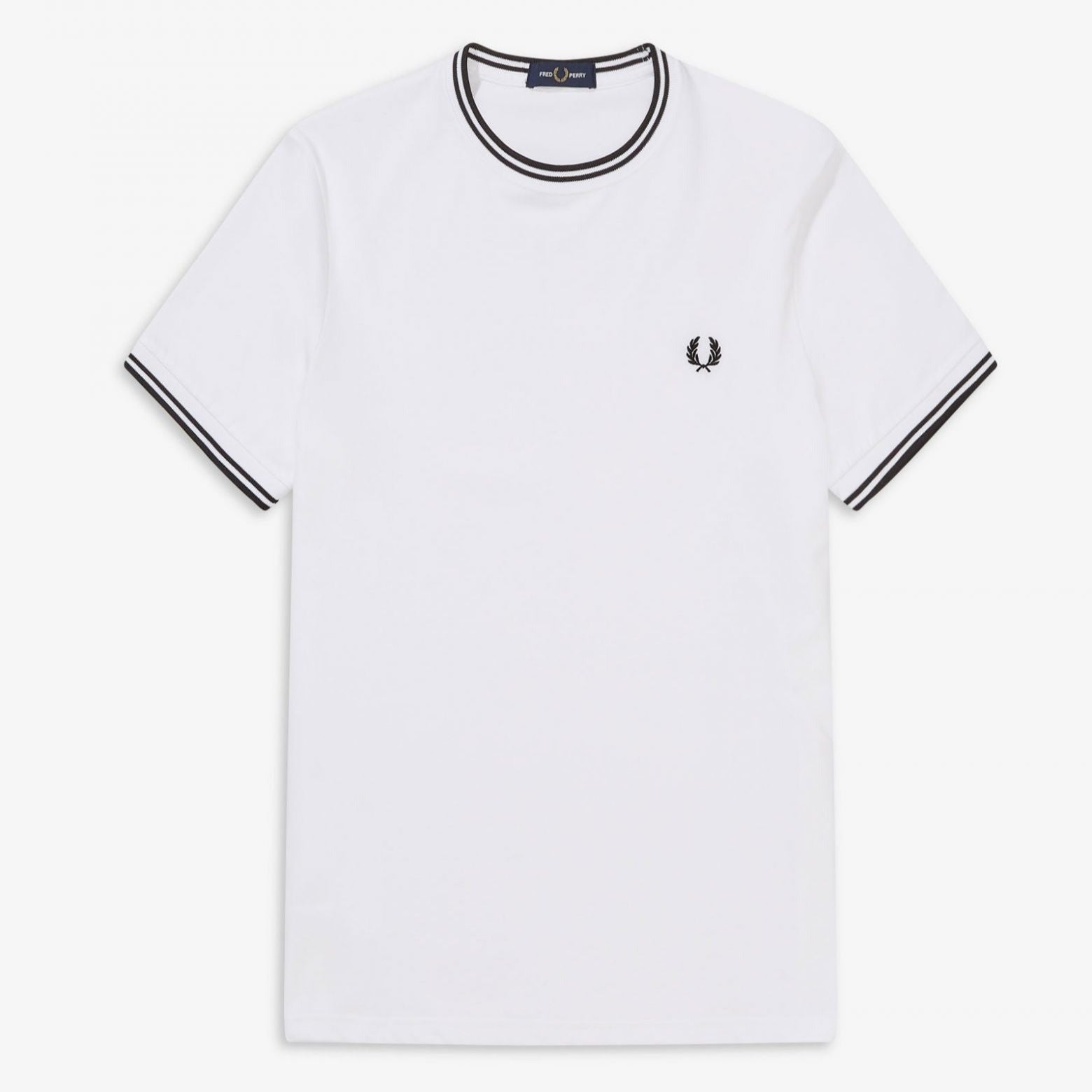 Fred Perry Twin Tipped T-Shirt - White