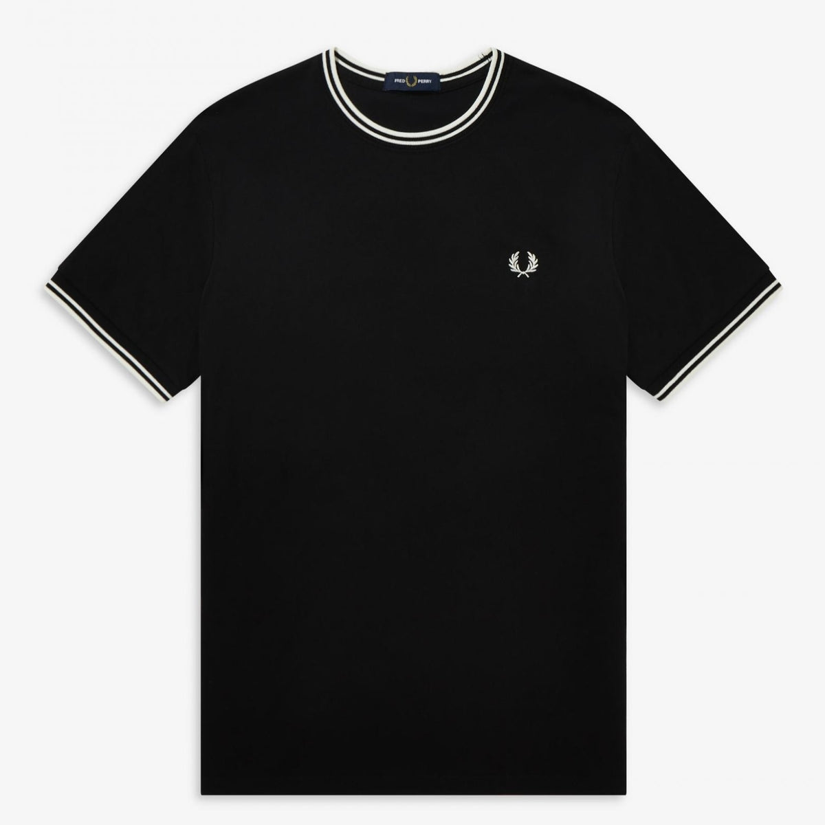 Fred Perry Twin Tipped T-Shirt - Black