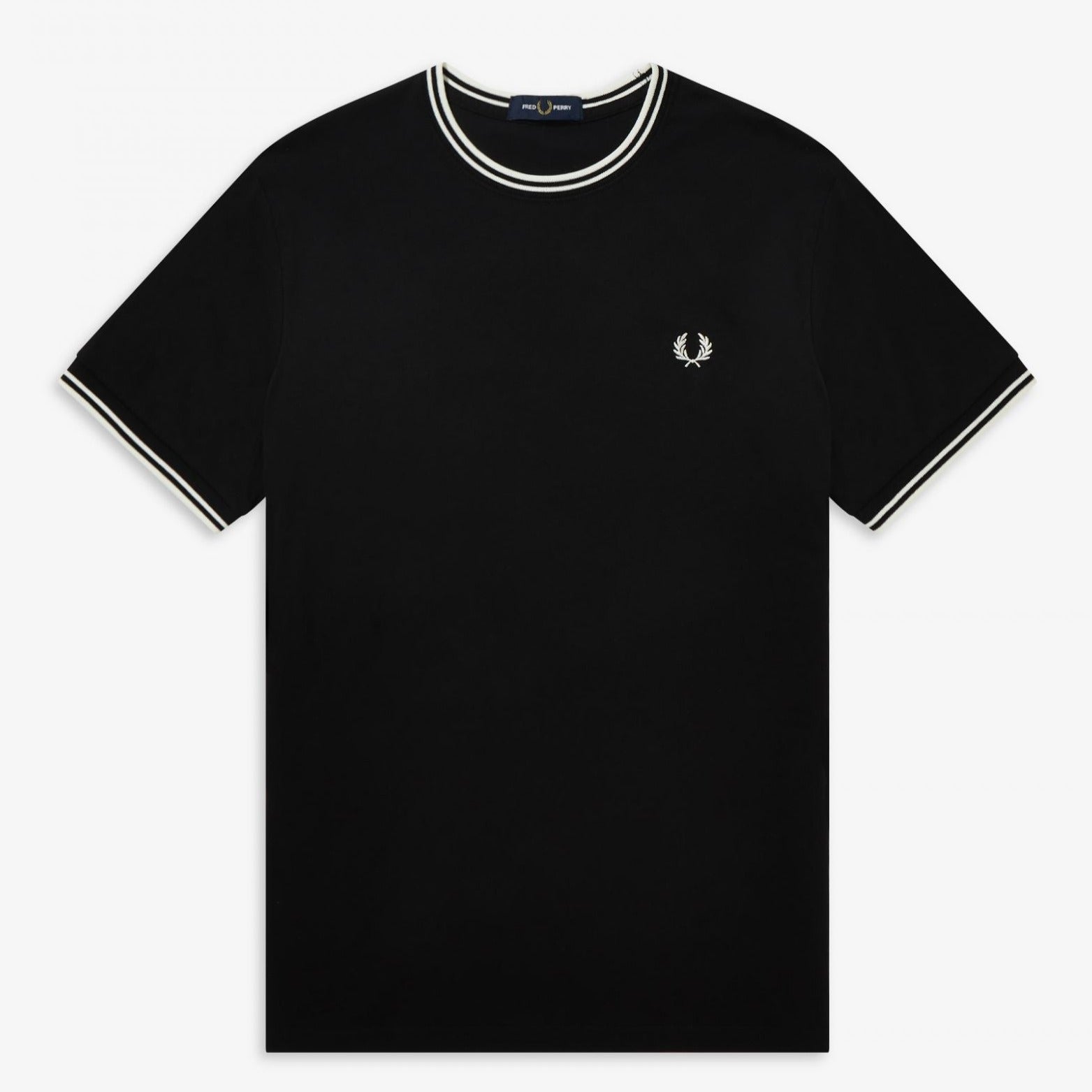 Fred Perry Twin Tipped T-Shirt - Black