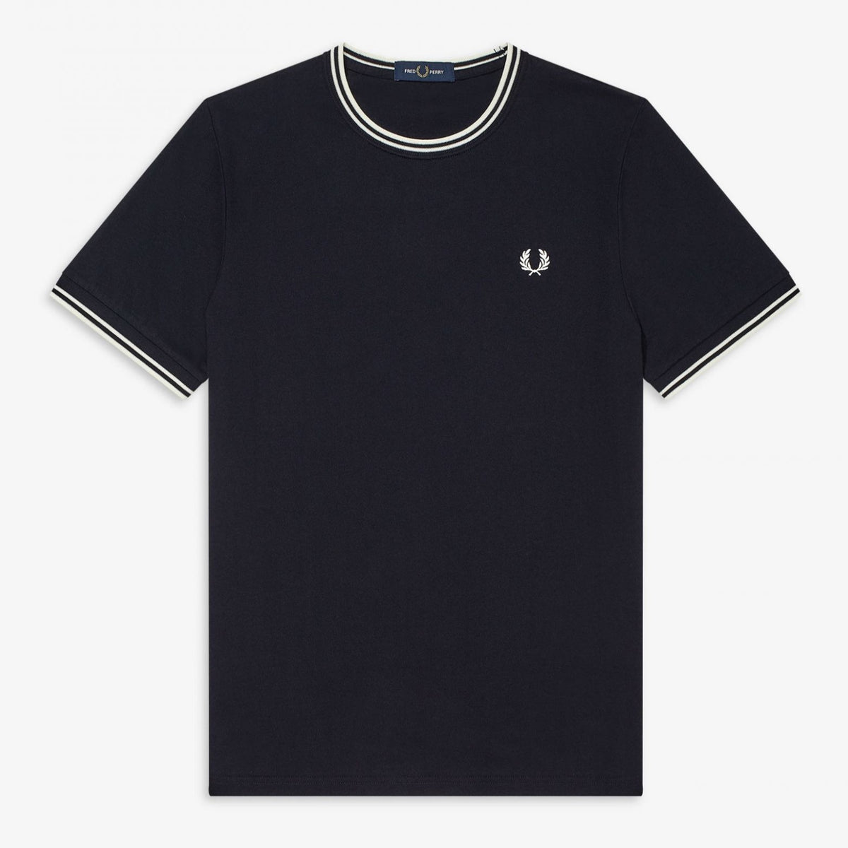 Fred Perry Twin Tipped T-Shirt - Navy