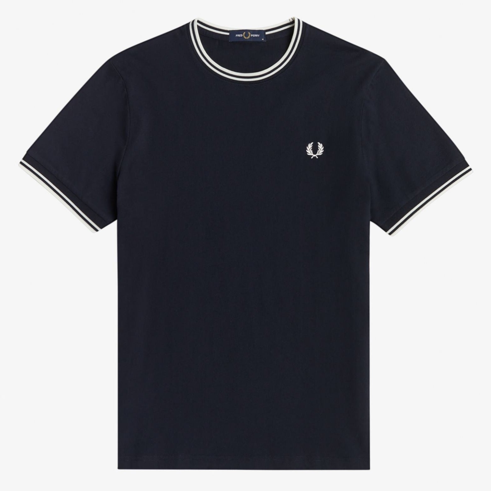 Fred Perry Twin Tipped T-Shirt - Navy