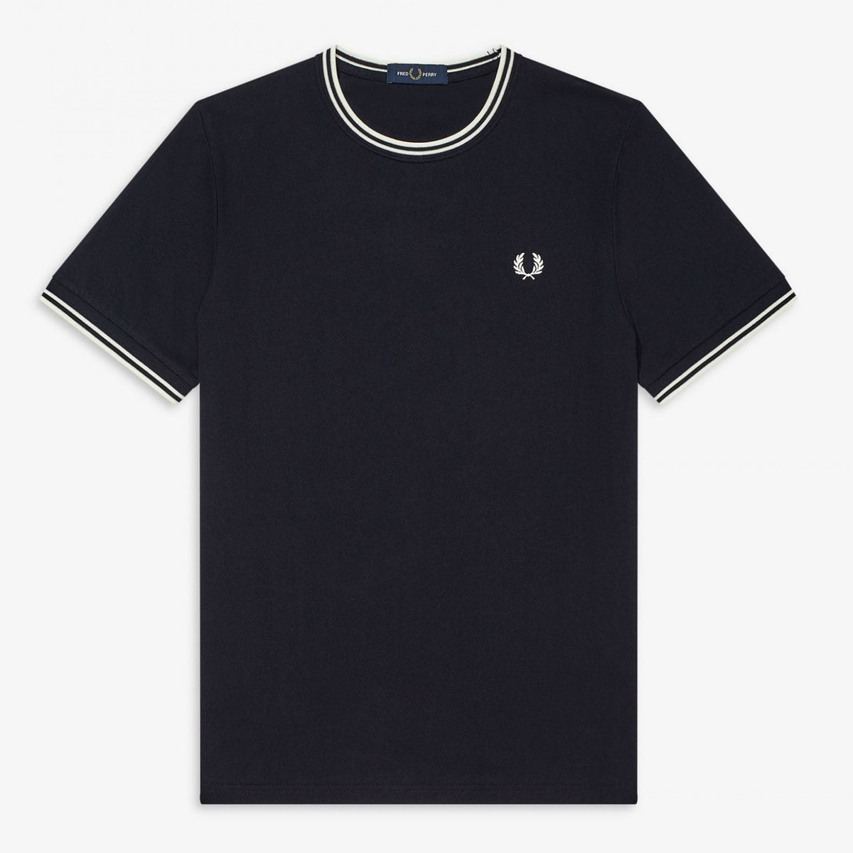 Fred Perry Twin Tipped T-Shirt - Navy