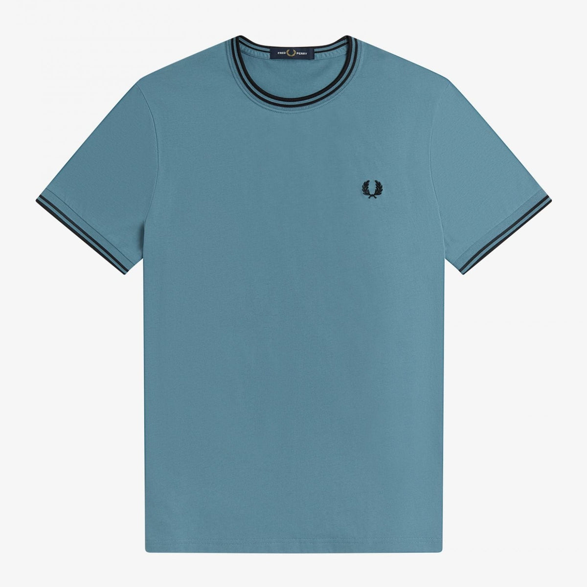 Fred Perry Twin Tipped T-Shirt - Ash Blue