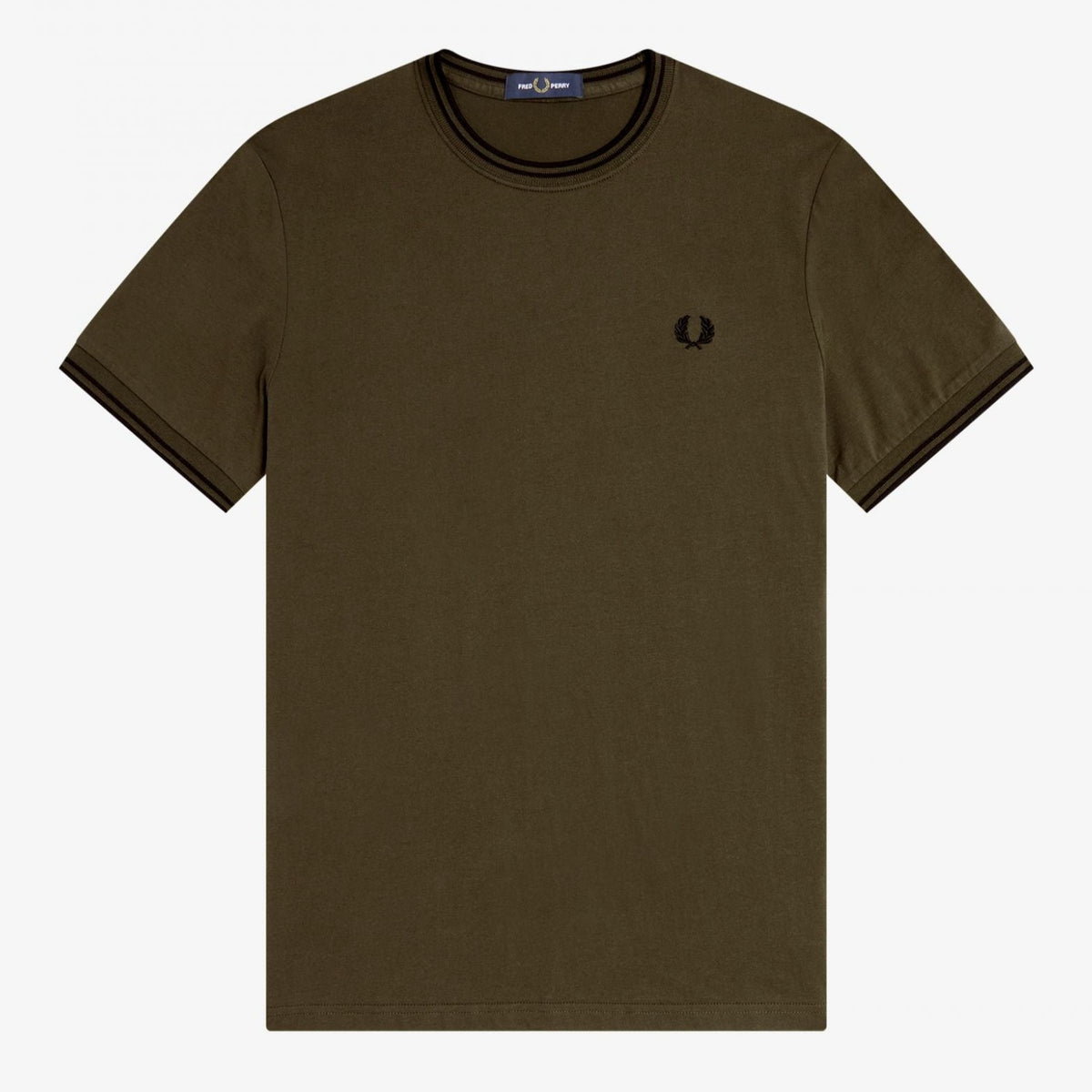 Fred Perry Twin Tipped T-Shirt - Uniform Green