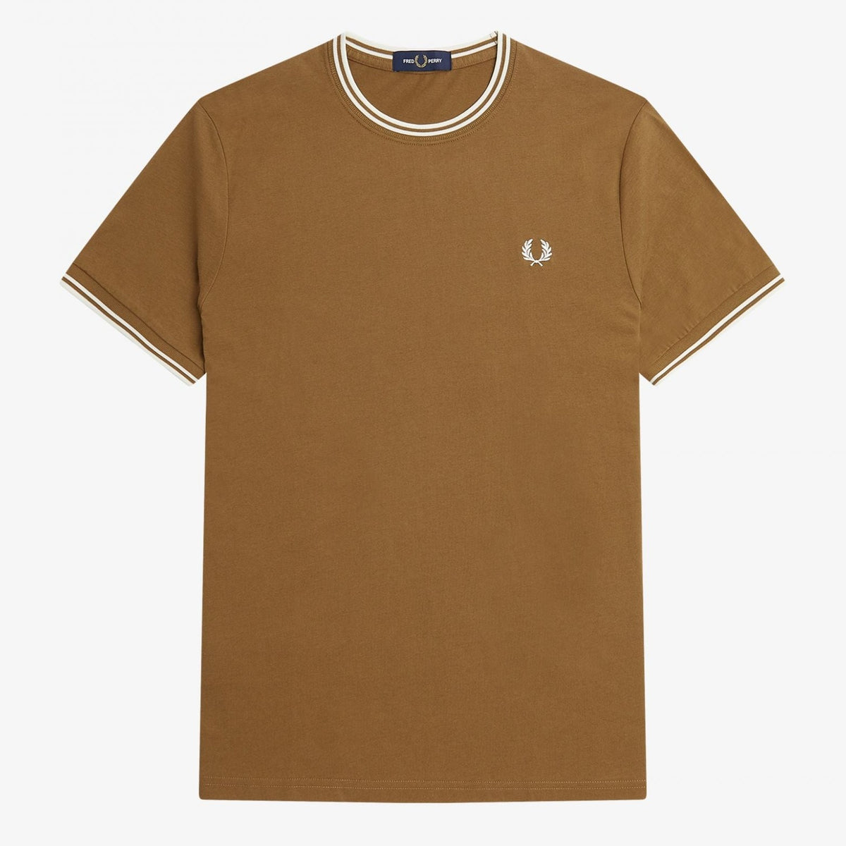 Fred Perry Twin Tipped T-Shirt - Shaded Stone