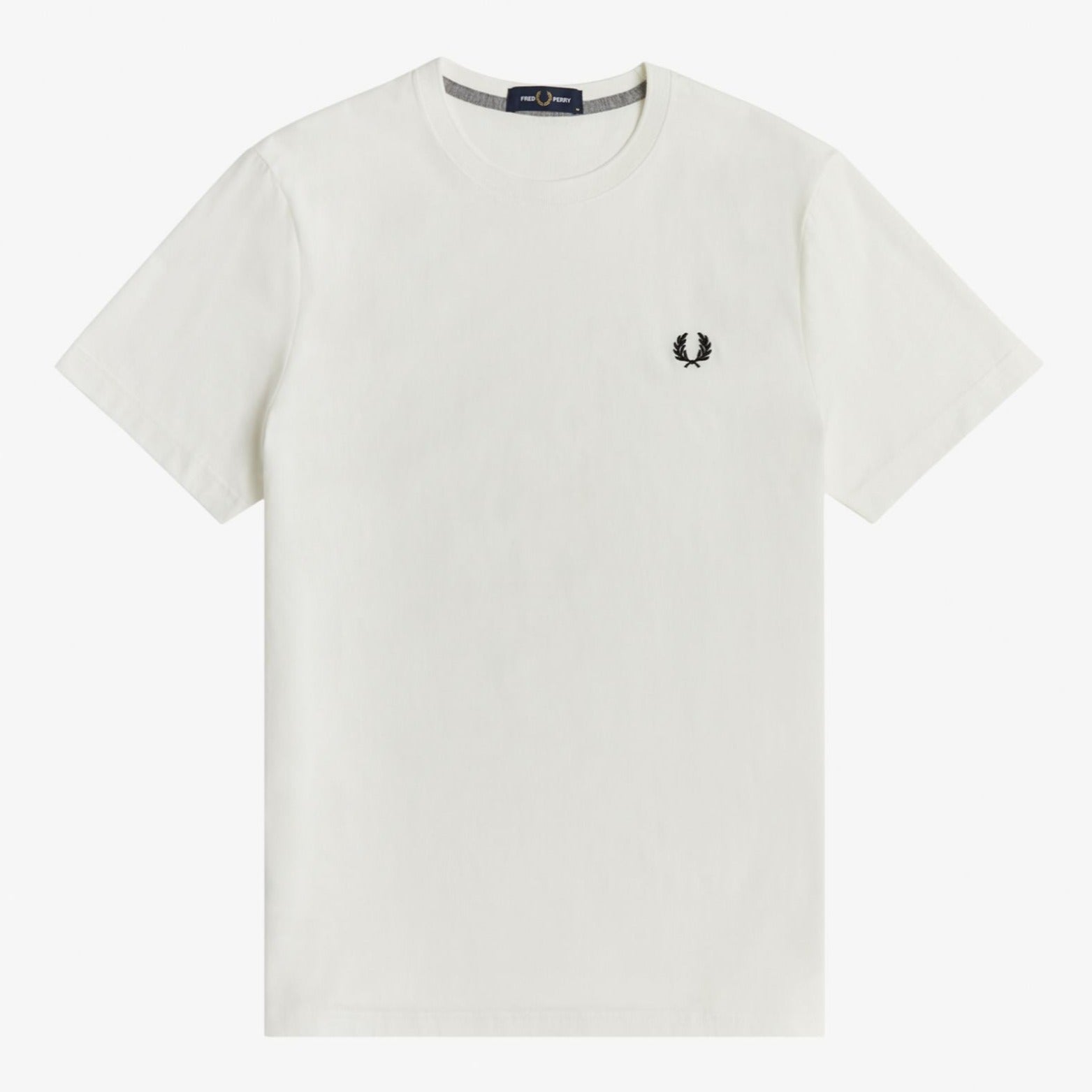 Fred Perry Crew Neck T-Shirt - Snow White