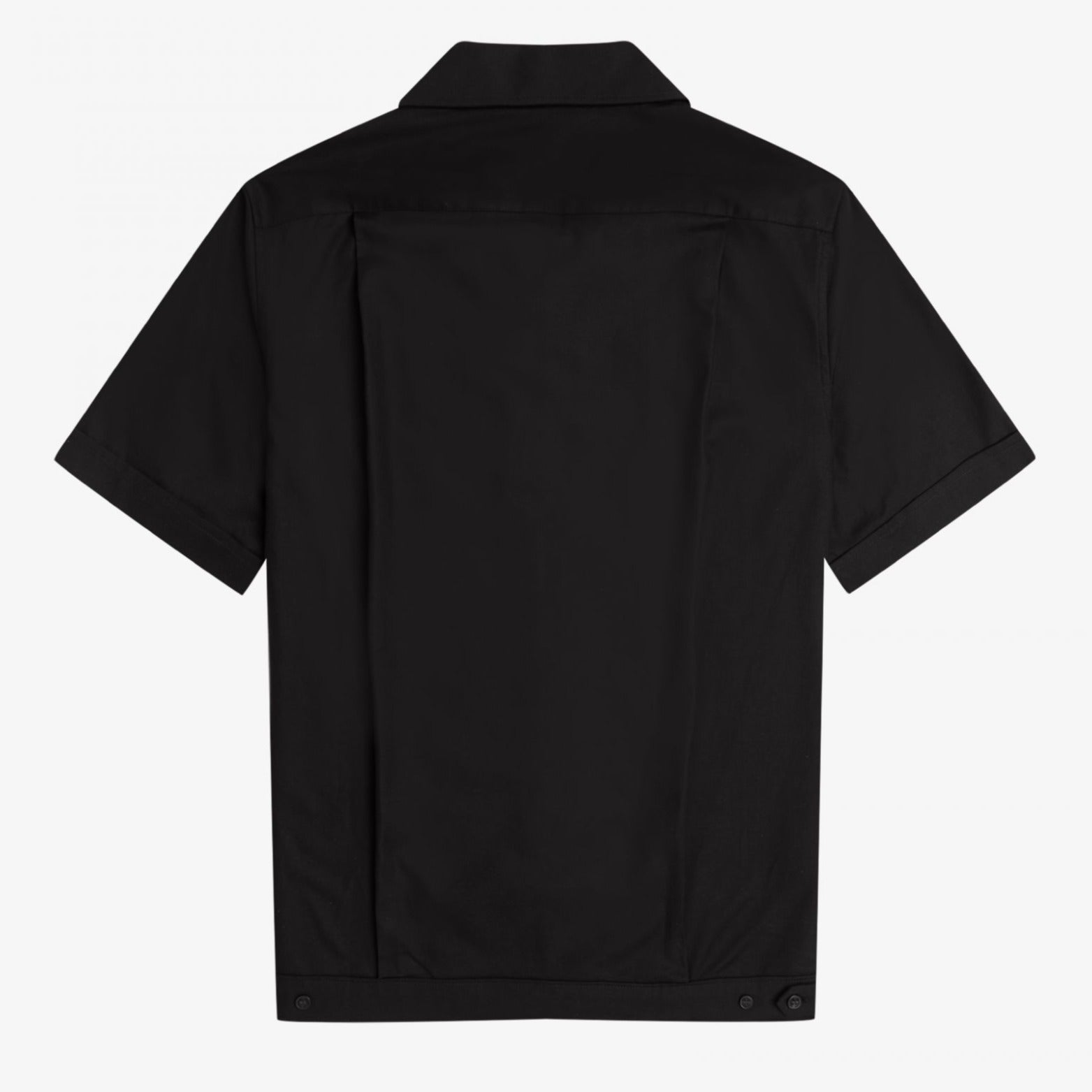 Fred Perry Revere Collar Shirt - Black