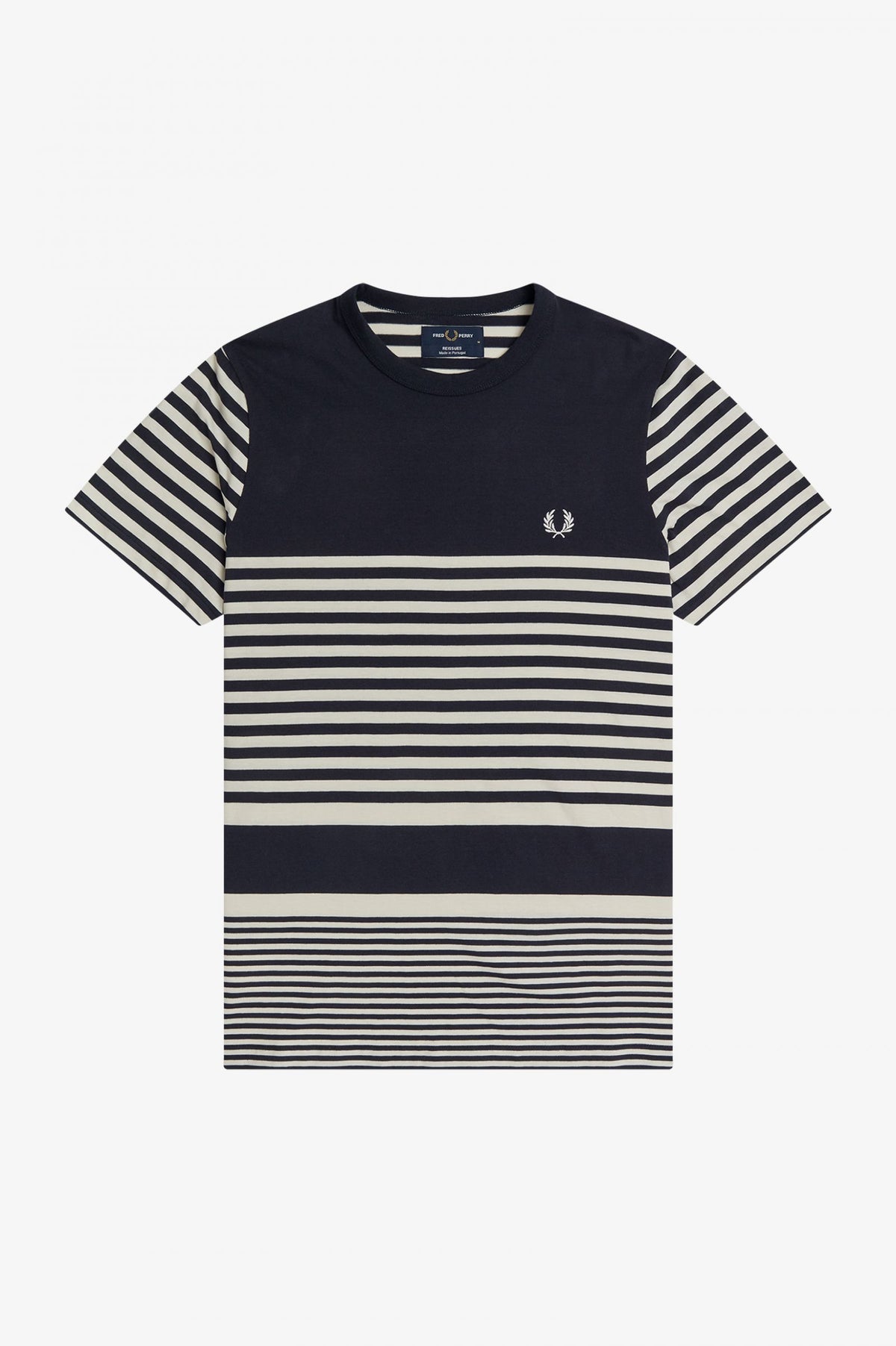 Fred Perry Reissue Stripe T-Shirt - Navy