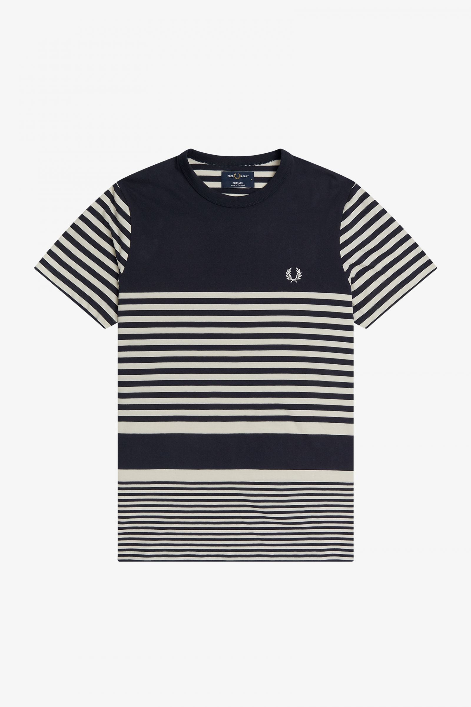 Fred Perry Reissue Stripe T-Shirt - Navy