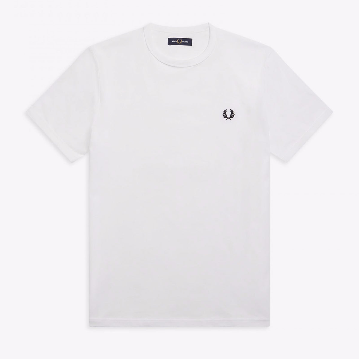 Fred Perry Ringer T-Shirt White