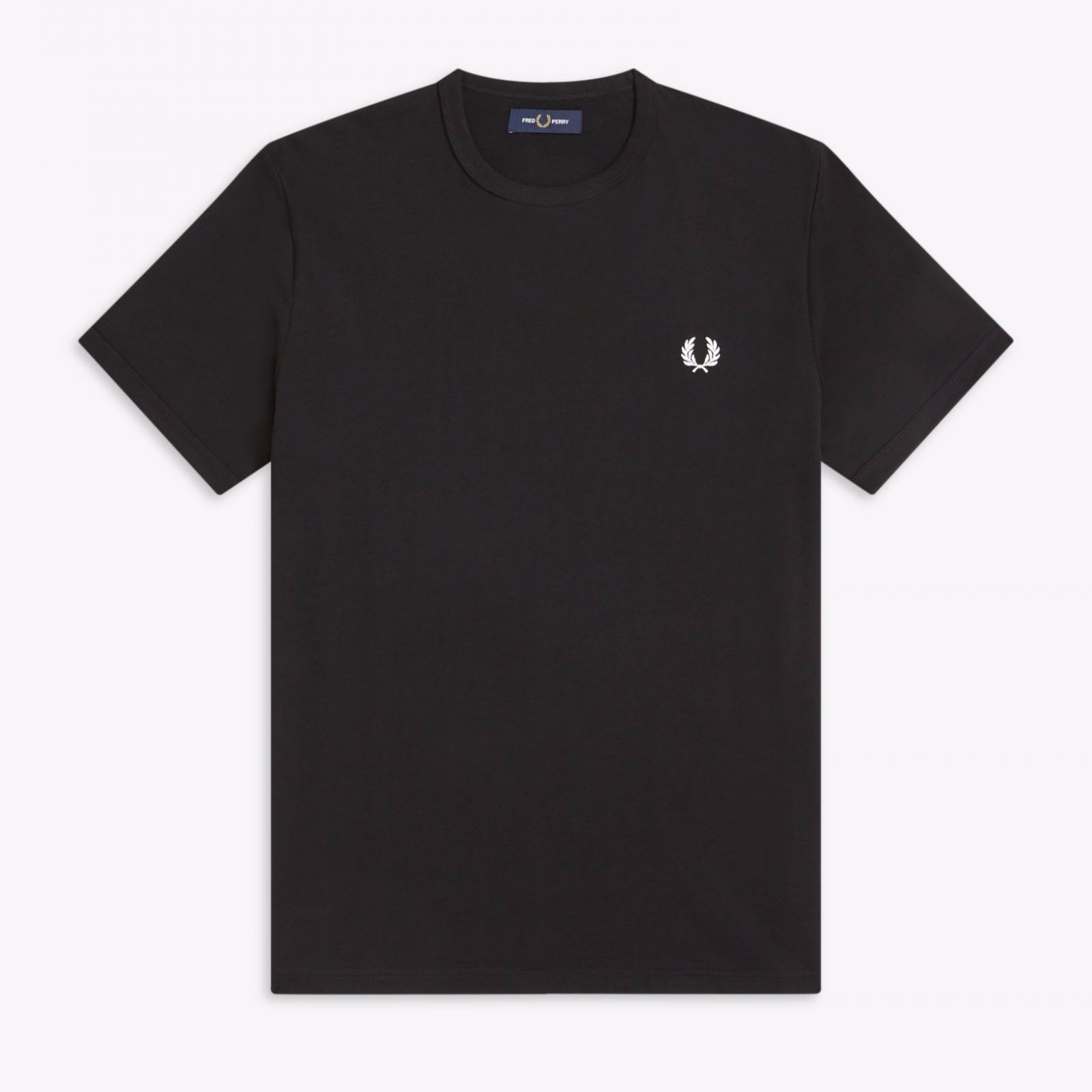 Fred Perry Ringer T-Shirt Black