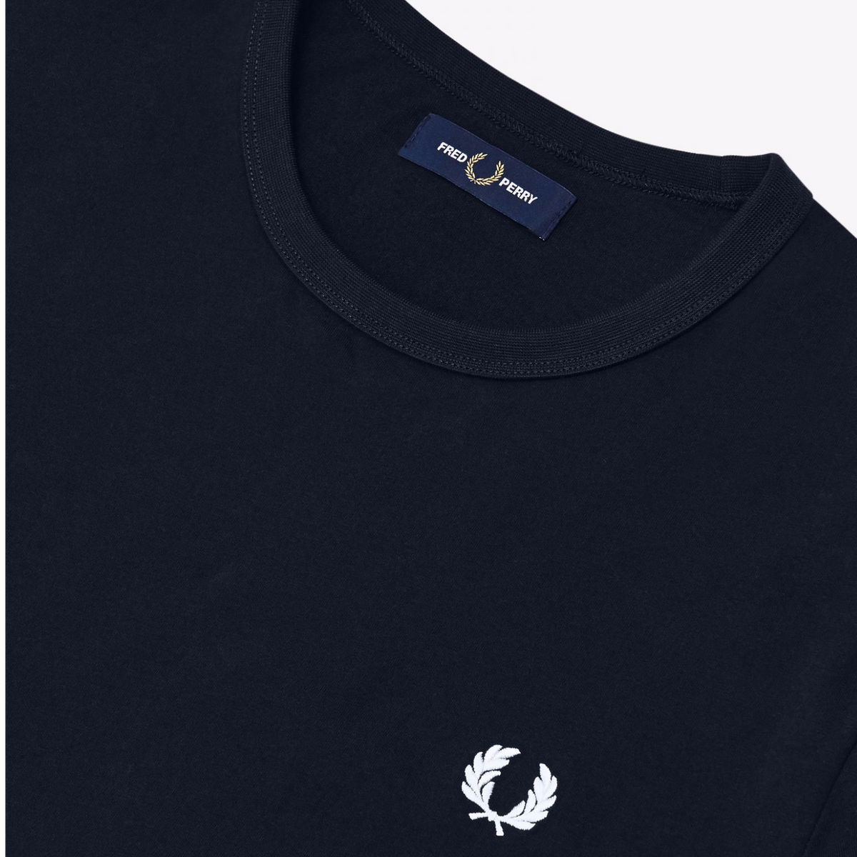 Fred Perry Ringer T-Shirt Navy