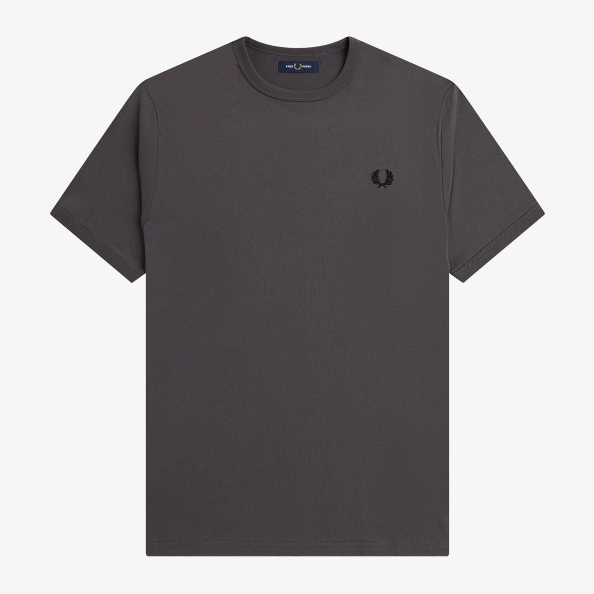 Fred Perry Ringer T-Shirt - Gunmetal