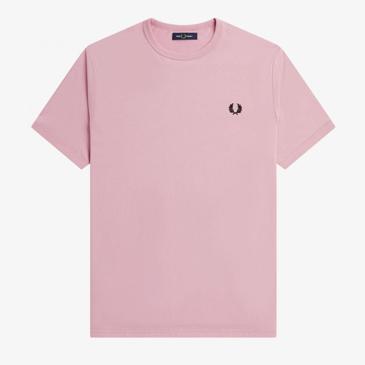 Fred Perry Ringer T-Shirt - Chalky Pink