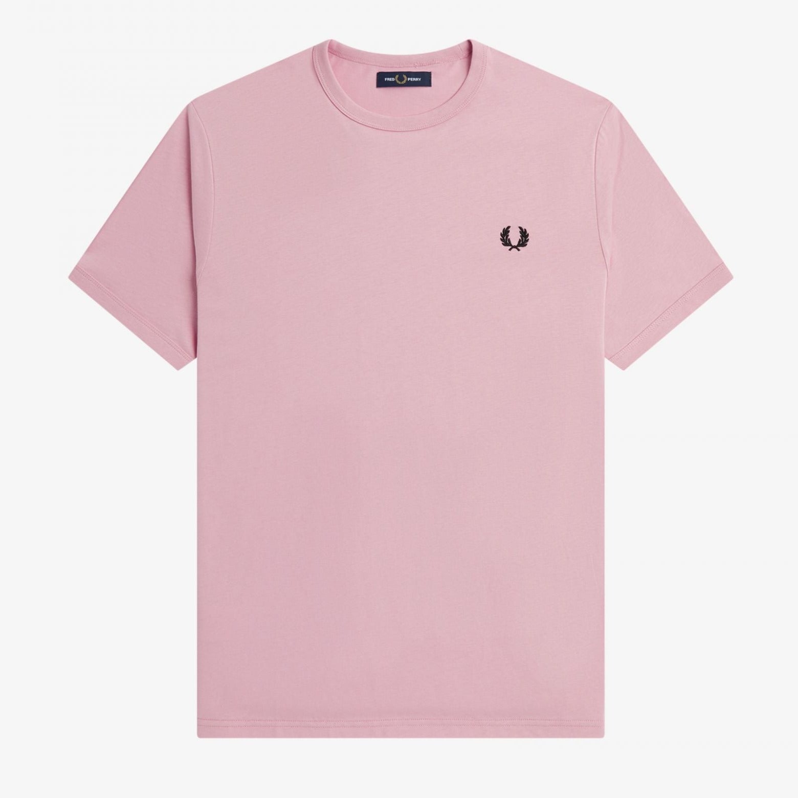 Fred Perry Ringer T-Shirt - Chalky Pink