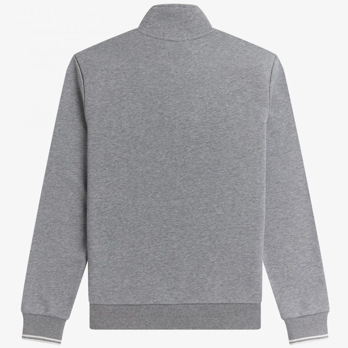 Fred Perry Half Zip Sweat - Steel Marl