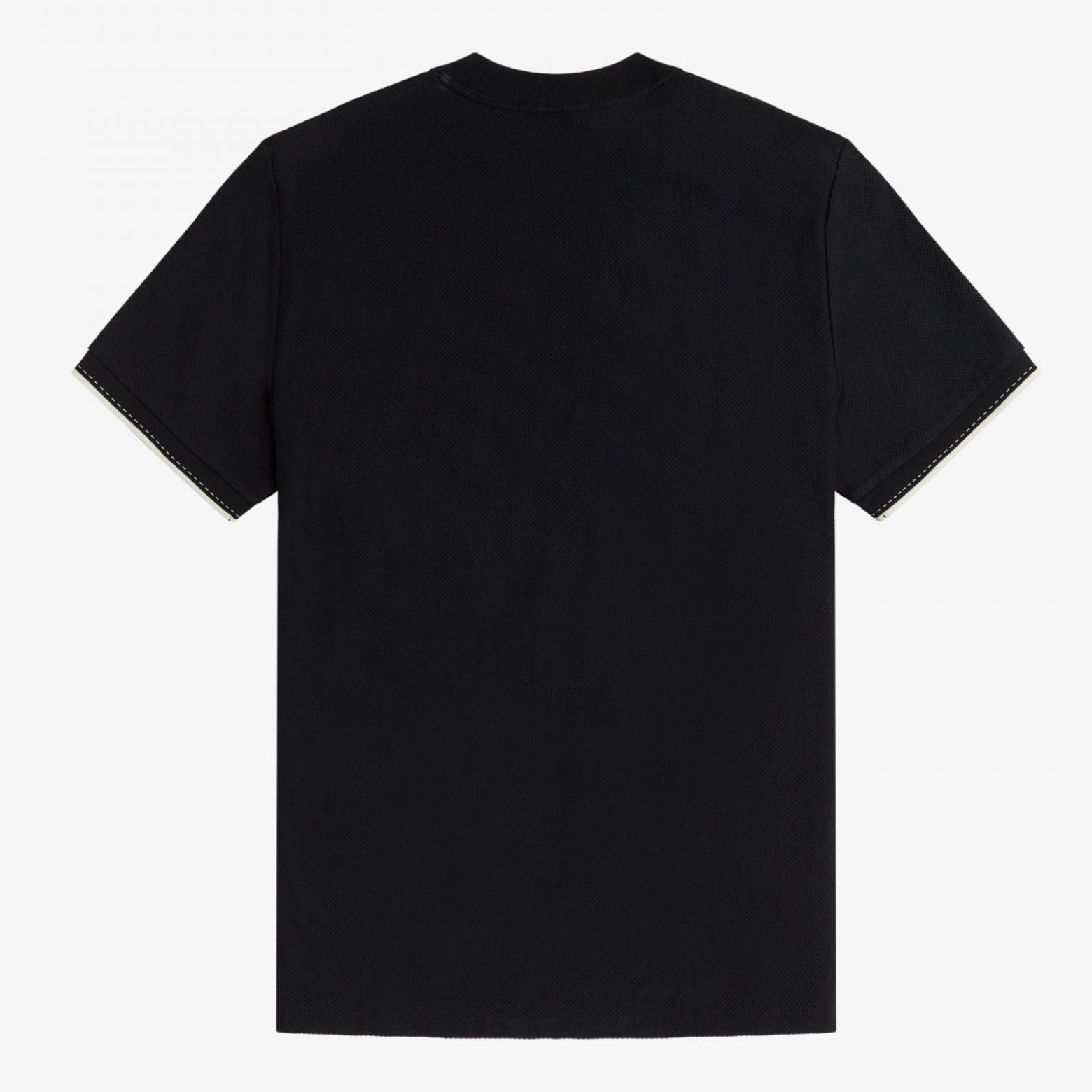 Fred Perry Broken Tipped Pique - Black