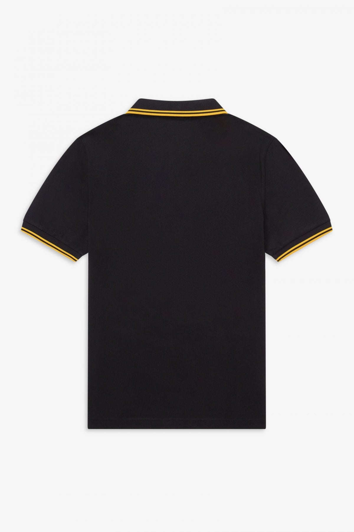 Fred Perry M3600 Polo Shirt Black / New Yellow
