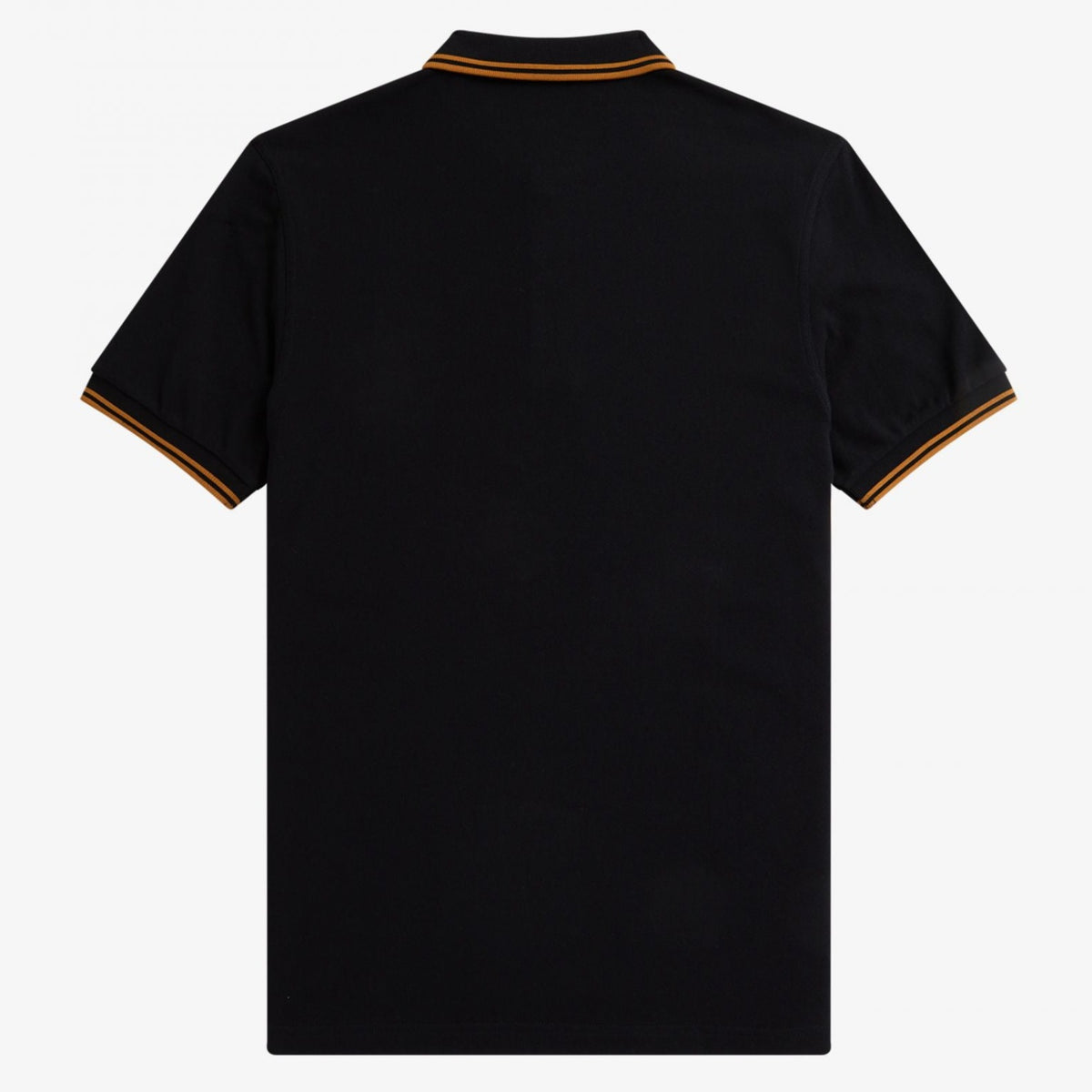 Fred Perry M3600 Polo - Black / Dark Caramel